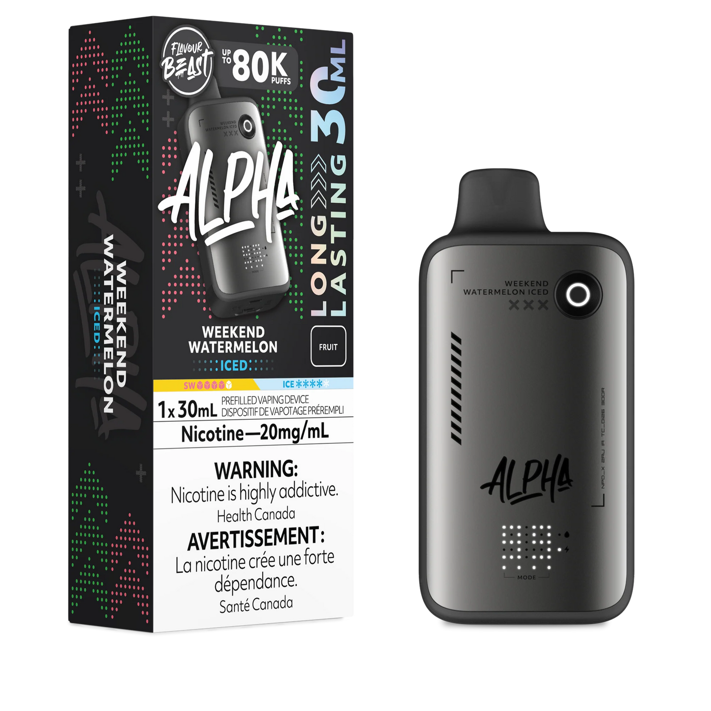 Flavour Beast Alpha 80K - Weekend Watermelon Iced