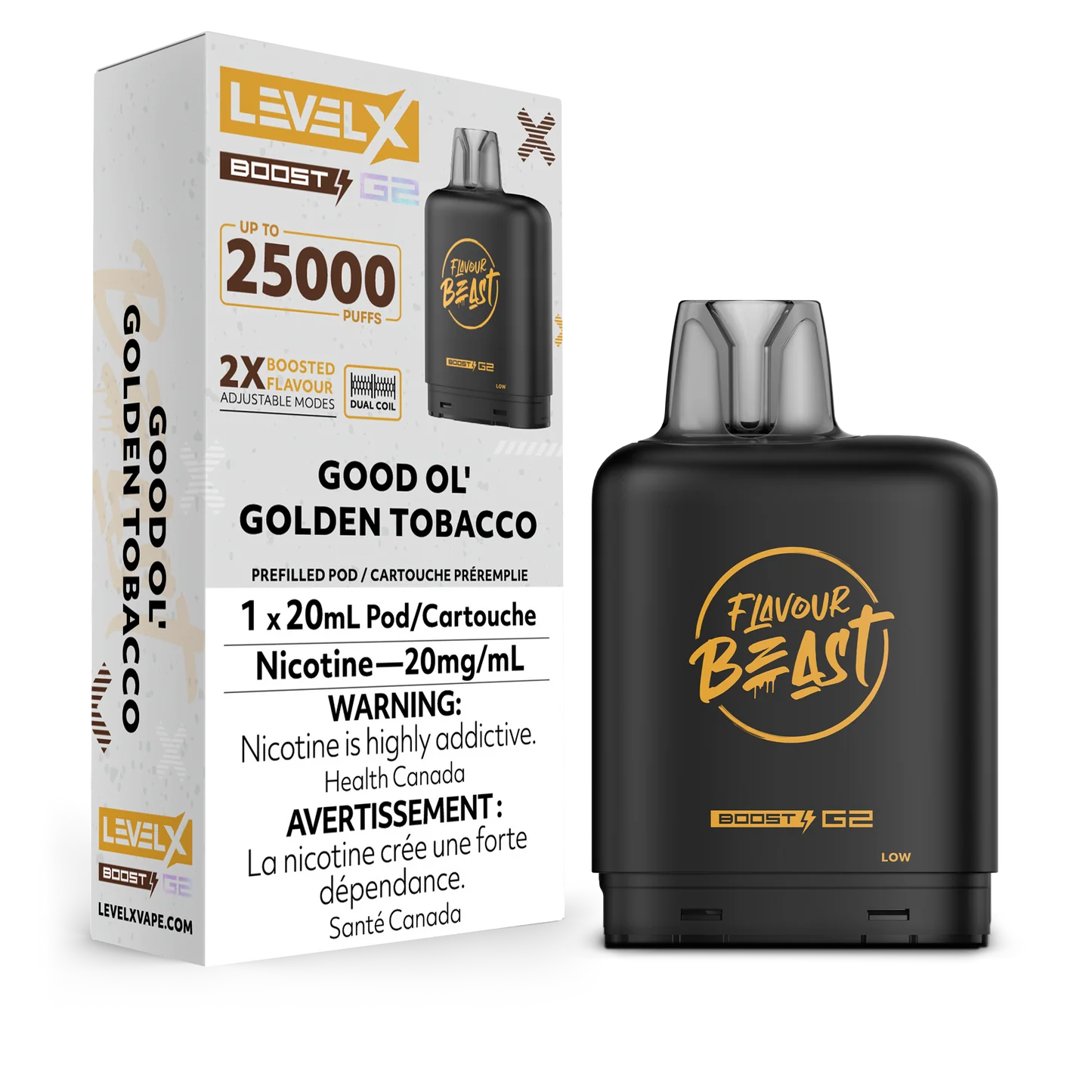Level X G2 Boost 25K Pods