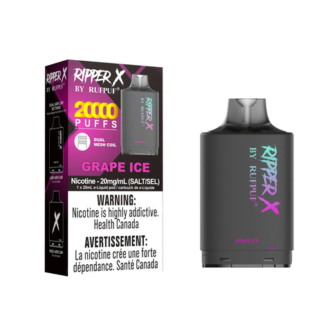 Ripper X 20K Pod - Grape Ice