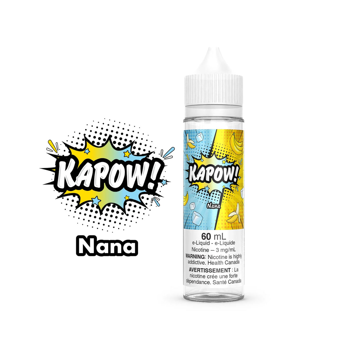 [FEDERAL EXCISE] KAPOW E-Liquid Freebase 60mL