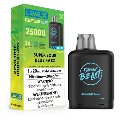 Level X G2 Boost 25K Super Sour Series
