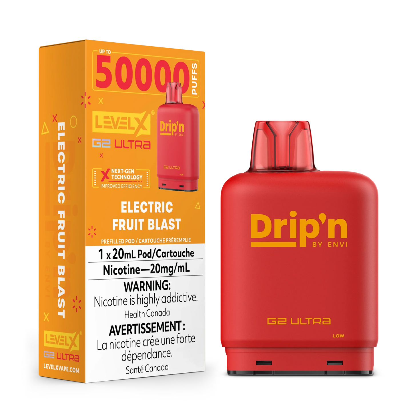 Level X G2 Ultra 50K Pods - Drip'n Series