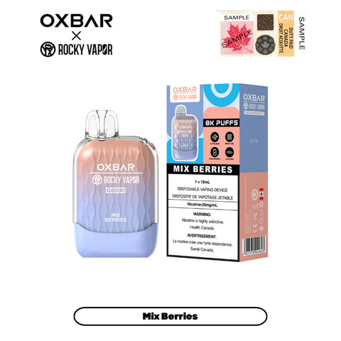 Rocky Vapor OXBAR G-8000 - Mix Berries