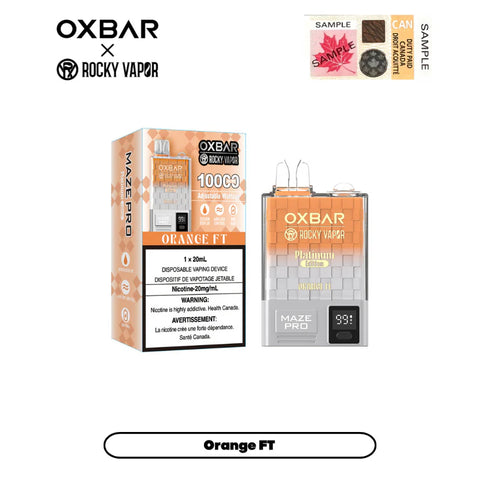 Rocky Vapor OXBAR MAZE PRO 10K - Orange FT