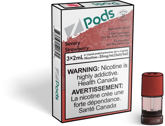 Savory Strawberry - S Compatible Pods - Z Pods