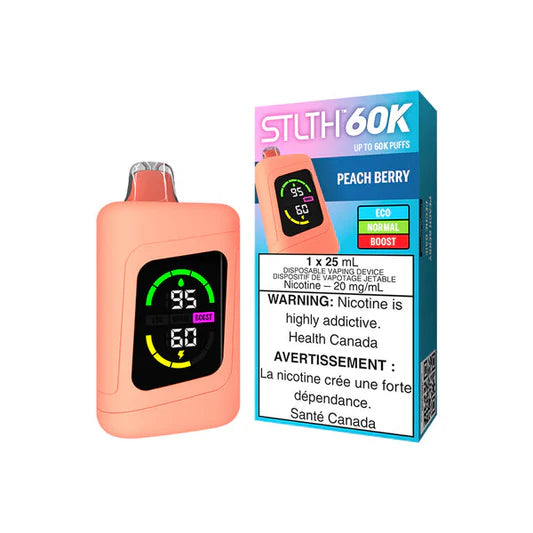 STLTH 60k Peach Berry Disposable