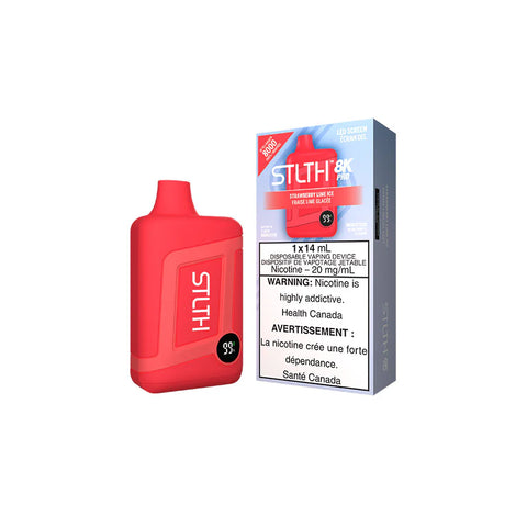 STLTH 8K PRO STRAWBERRY LIME ICE DISPOSABLE