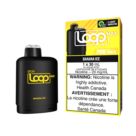 STLTH Loop MAX 70K Pod - Banana ice