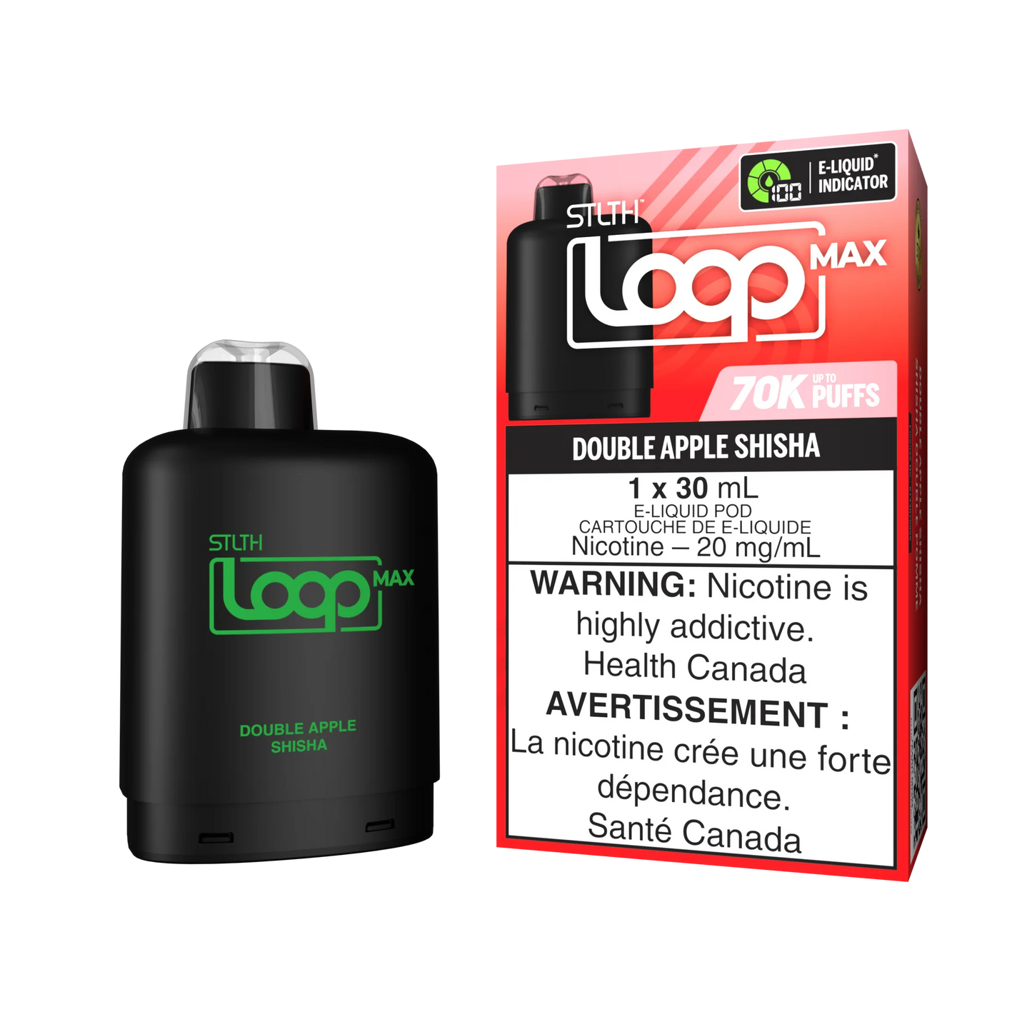STLTH Loop MAX 70K Pod - Double Apple Shisha
