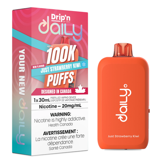 Just Strawberry Kiwi - Drip'n Daily 100K