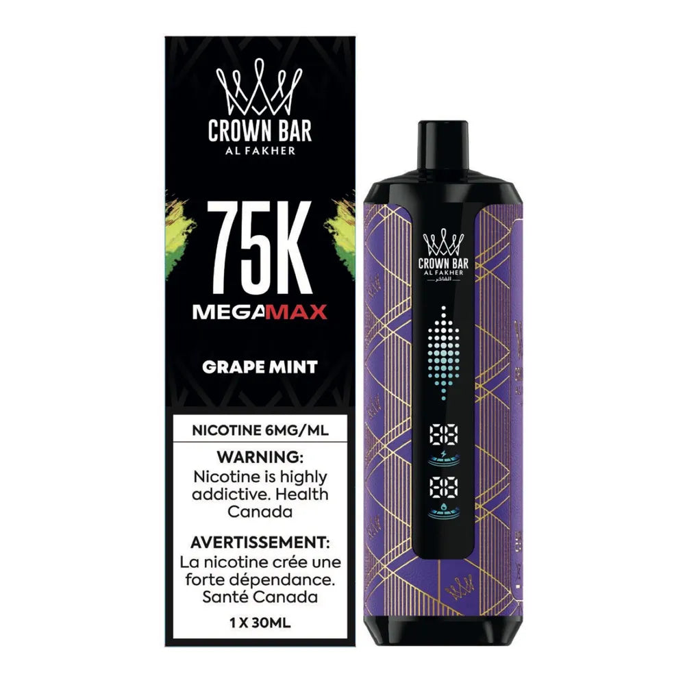 Crown Bar 75K Mega Max Disposables