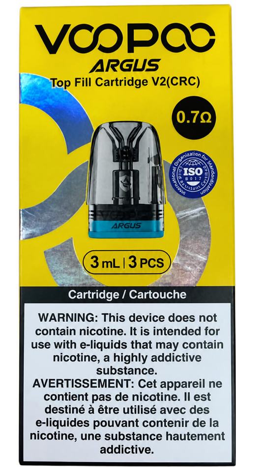 Voopoo Argus Topfill Upgraded Pods V2 (CRC) (3 ml) (3/pack)