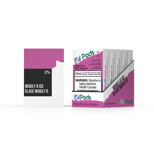 S Compatible Pod Pack - Wiggly B Ice (GB Ice) 3/PK (Copy)