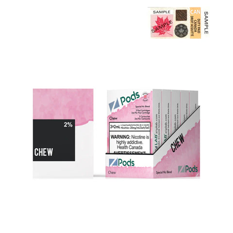 S Compatible Pod Pack - Pink Glubule (Chew) 3/PK