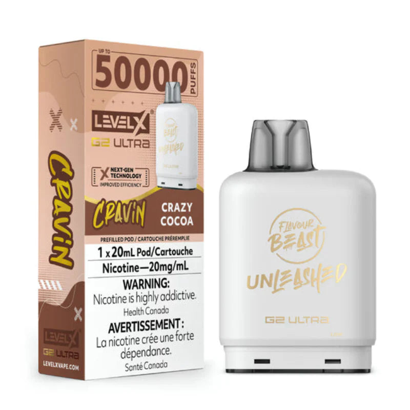 Flavour Beast Unleashed Level X Boost G2 ULTRA Pod -CRAVIN' CRAZY COCOA