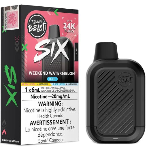 Flavour Beast SIX 24K Disposables