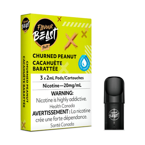 Flavour Beast Pod Pack - Churned Peanut 3/PK