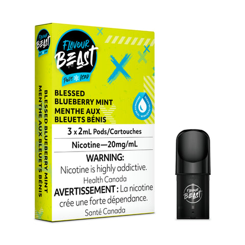 Flavour Beast Pod Pack - Blessed Blueberry Mint 3/PK