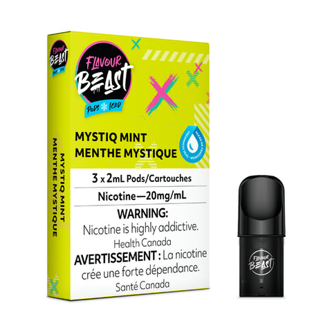 Flavour Beast Pod Pack - Mystiq Mint Iced 3/PK