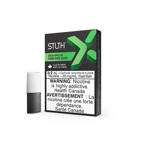 STLTH X Pod Pack - Green Apple Ice 3/PK