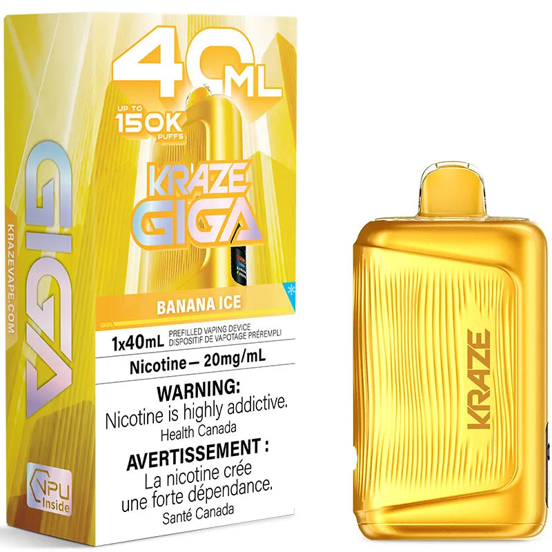 Kraze Giga 150K Disposables - 40ml