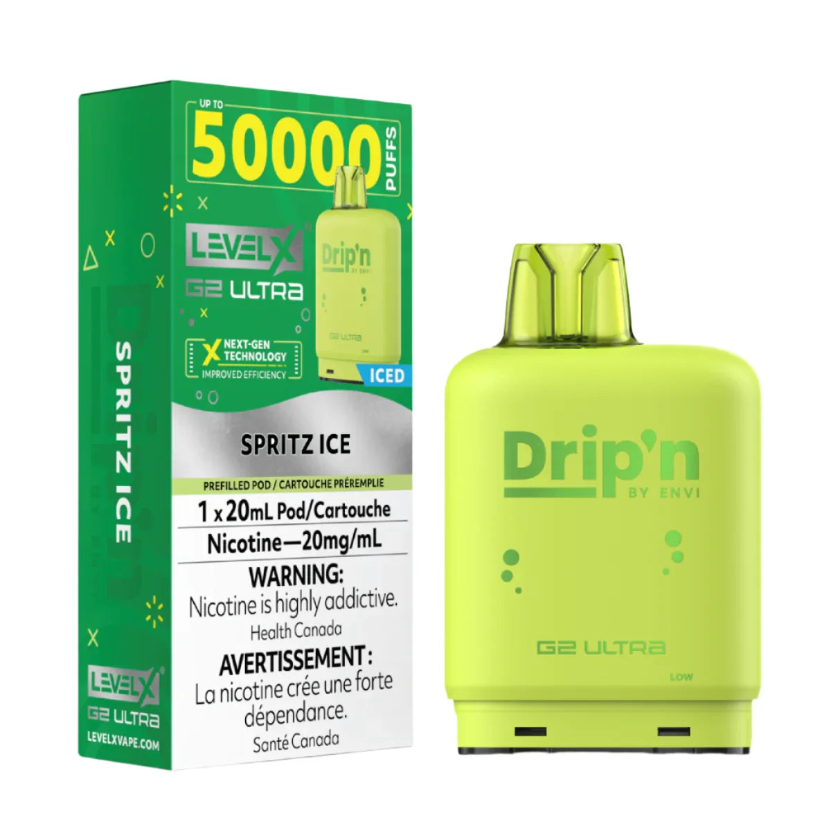 Level X G2 Ultra 50K Pods - Drip'n Series