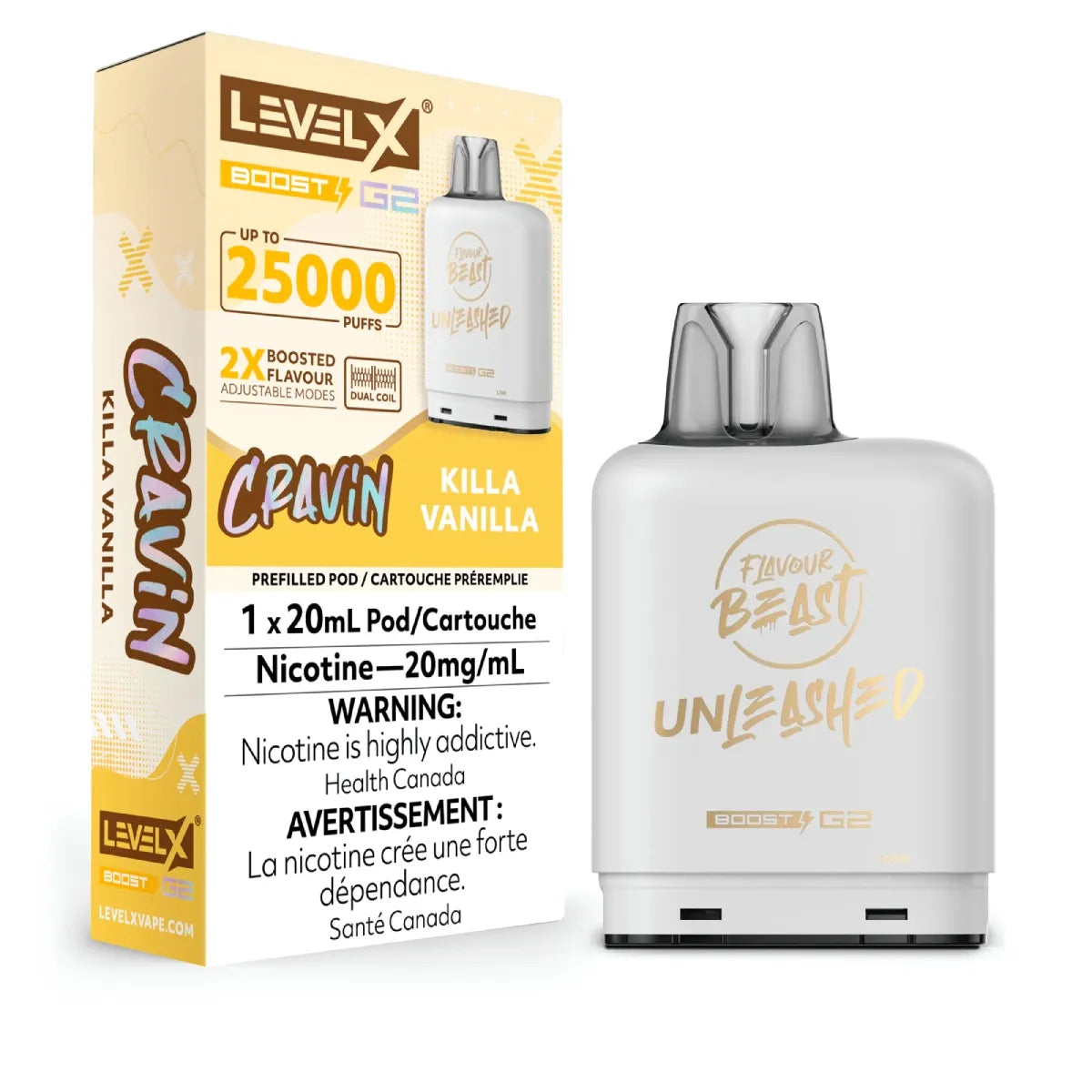 Level X G2 Boost 25K Pods