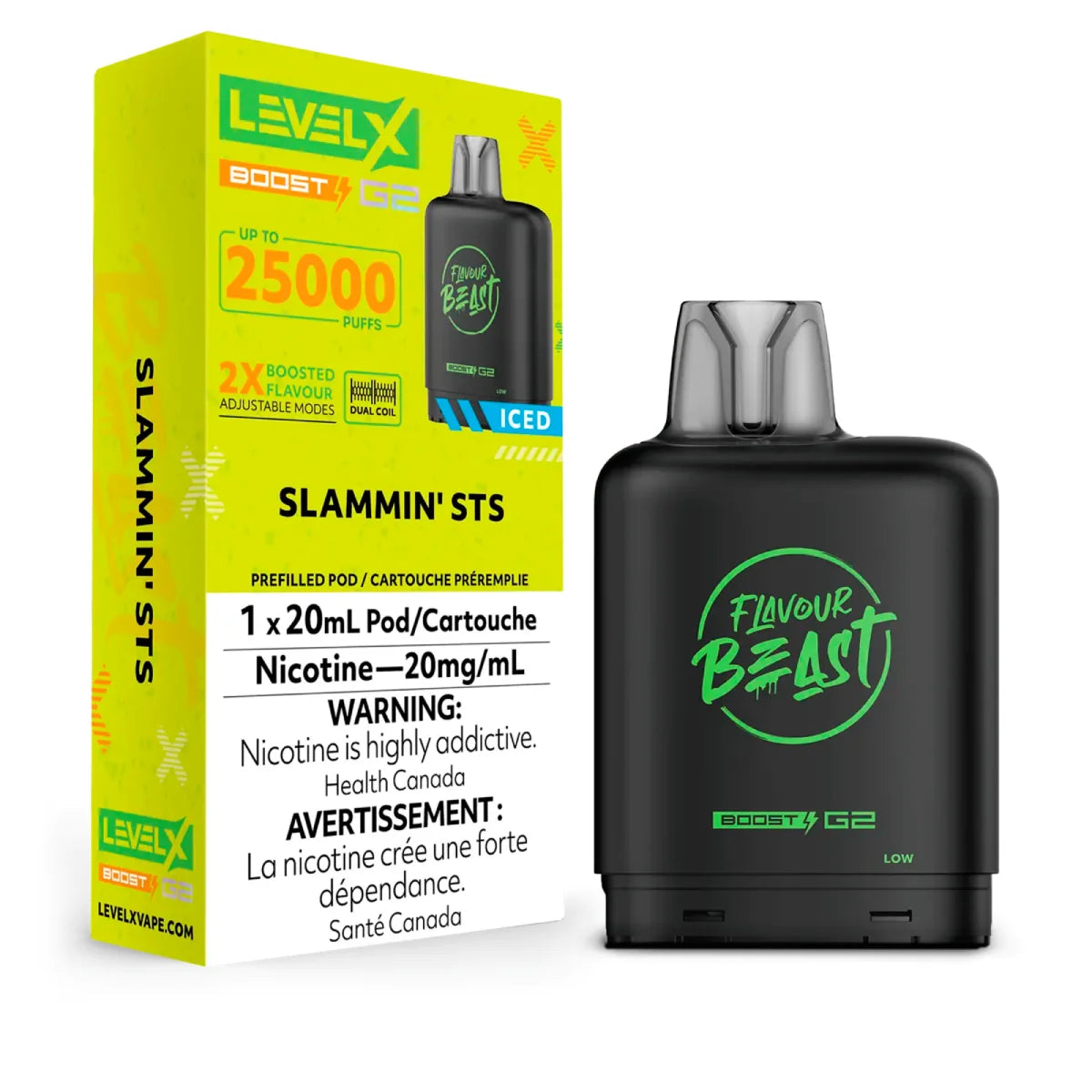 Level X G2 Boost 25K Pods
