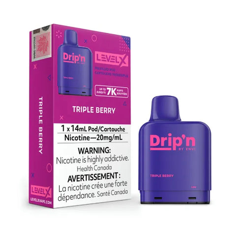 Drip'n Level X Pod - Triple Berry