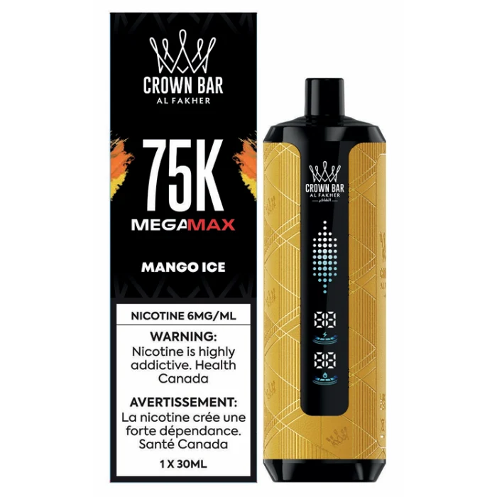 Crown Bar 75K Mega Max Disposables