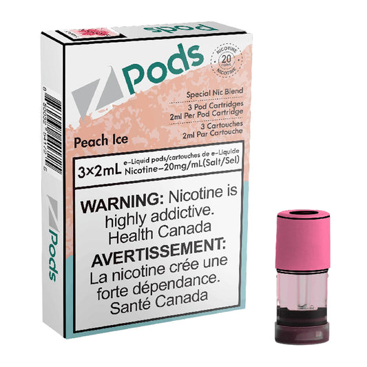 S Compatible Pod Pack - Peach ice 3/PK