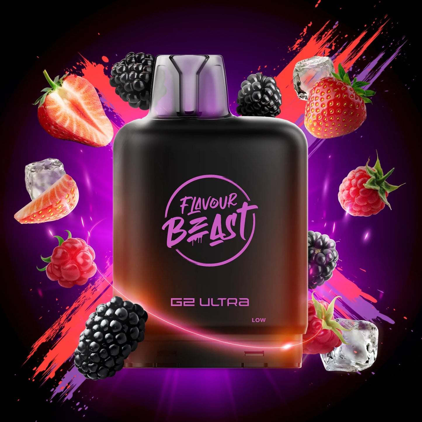 Capsule de boost Flavour Beast Unleashed Level X - Epic Grape Iced