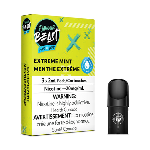 Flavour Beast Pod Pack - Extreme Mint Iced 3/PK