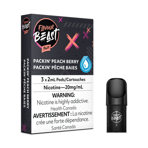 Flavour Beast Pod Pack - Packin' Peach Berry 3/PK